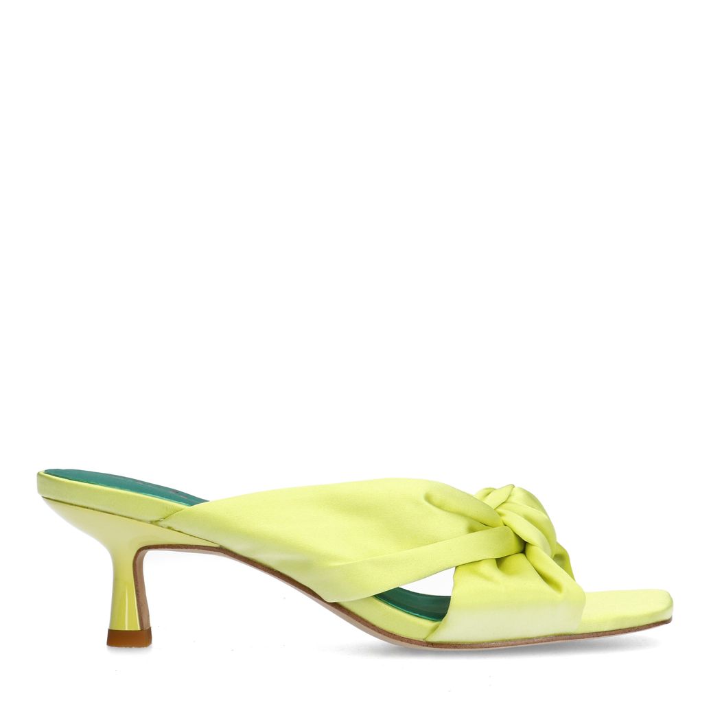 Mules avec nœud - jaune