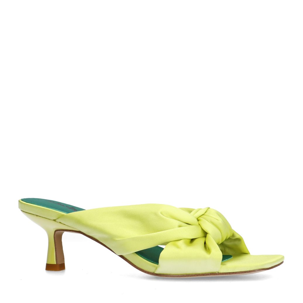 Mules avec nœud - jaune