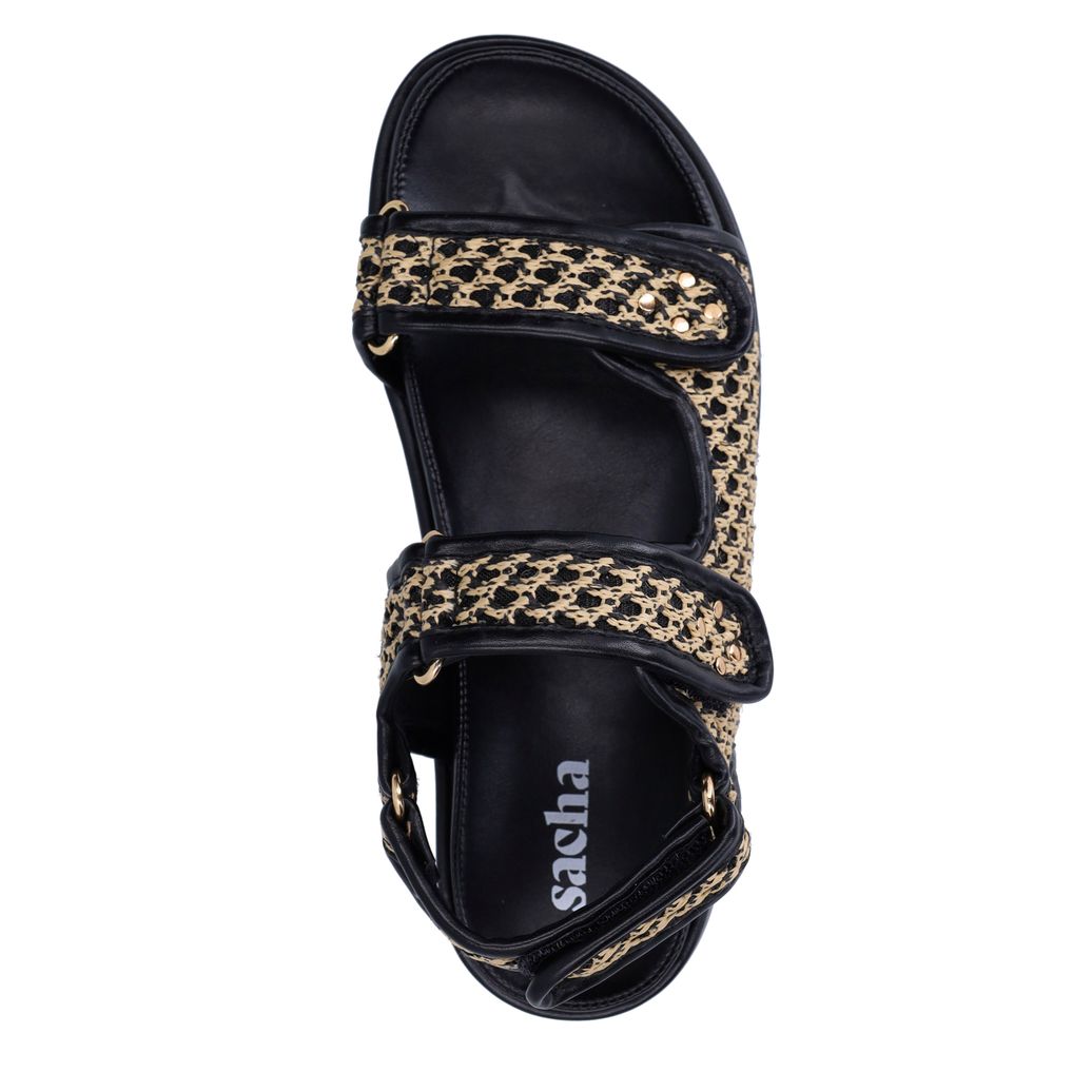 Sandales - noir/beige
