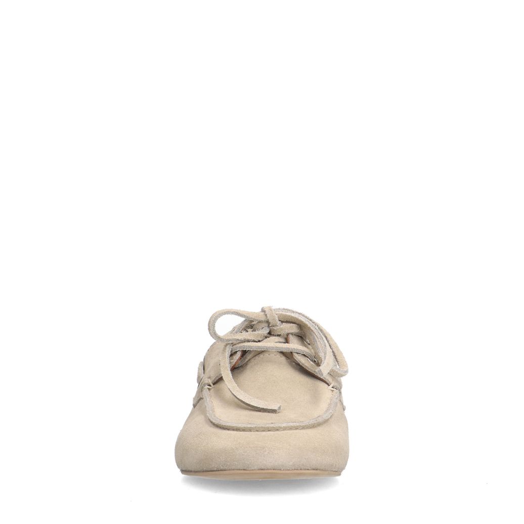 Chaussures bateau en daim - taupe