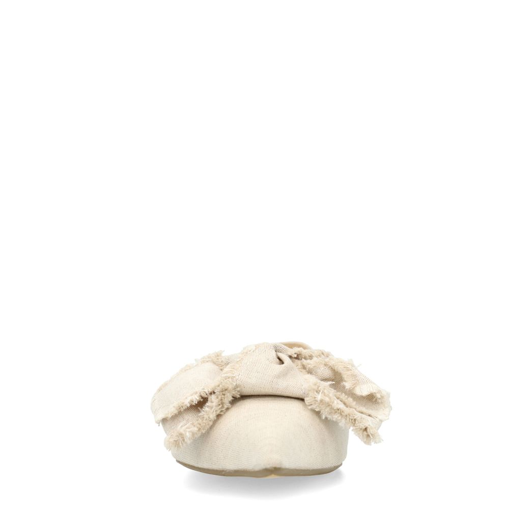 Slingbacks avec nœud - beige