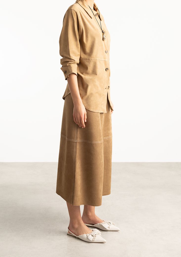 Slingbacks avec nœud - beige