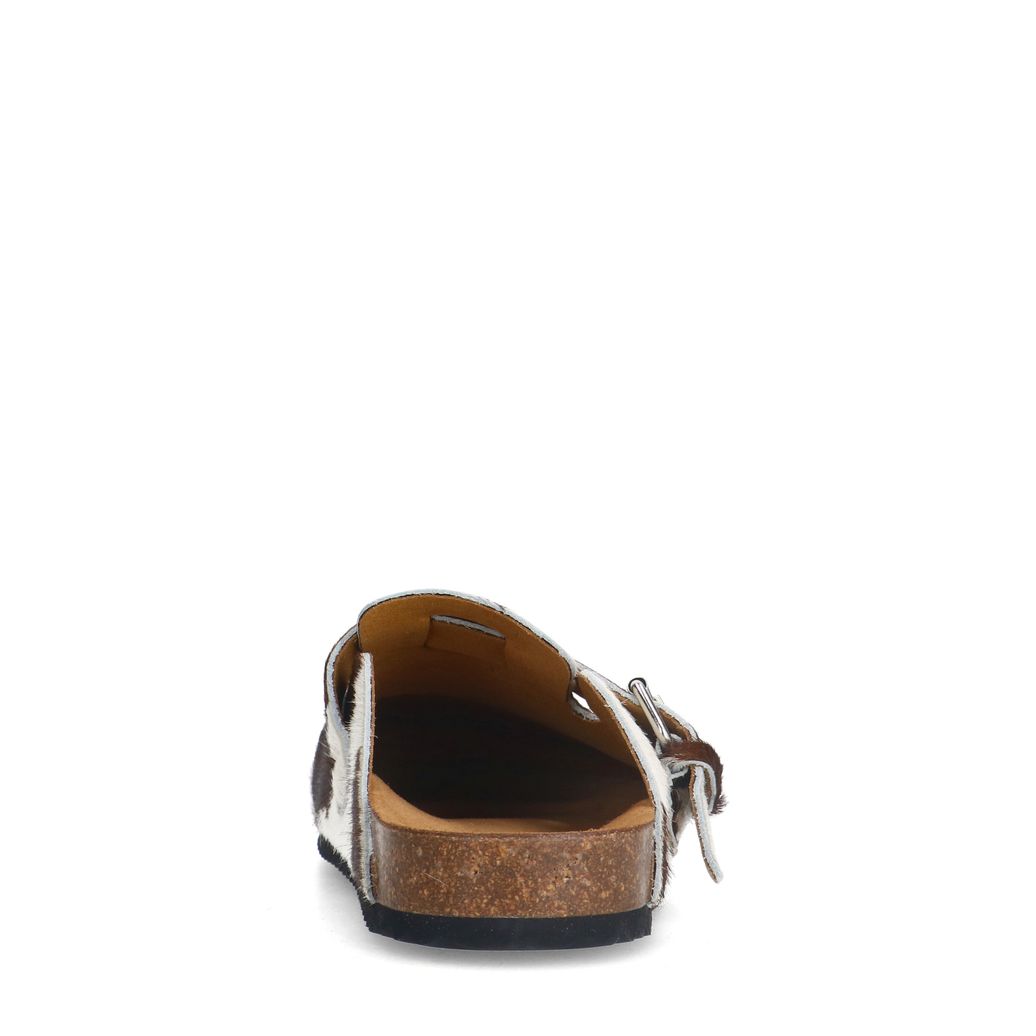 Cow clogs met gesp