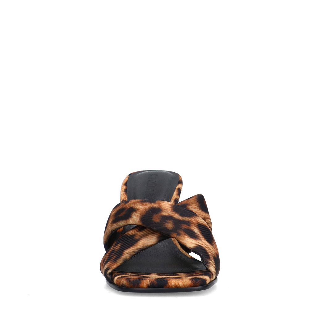 Leopard muiltjes met hak