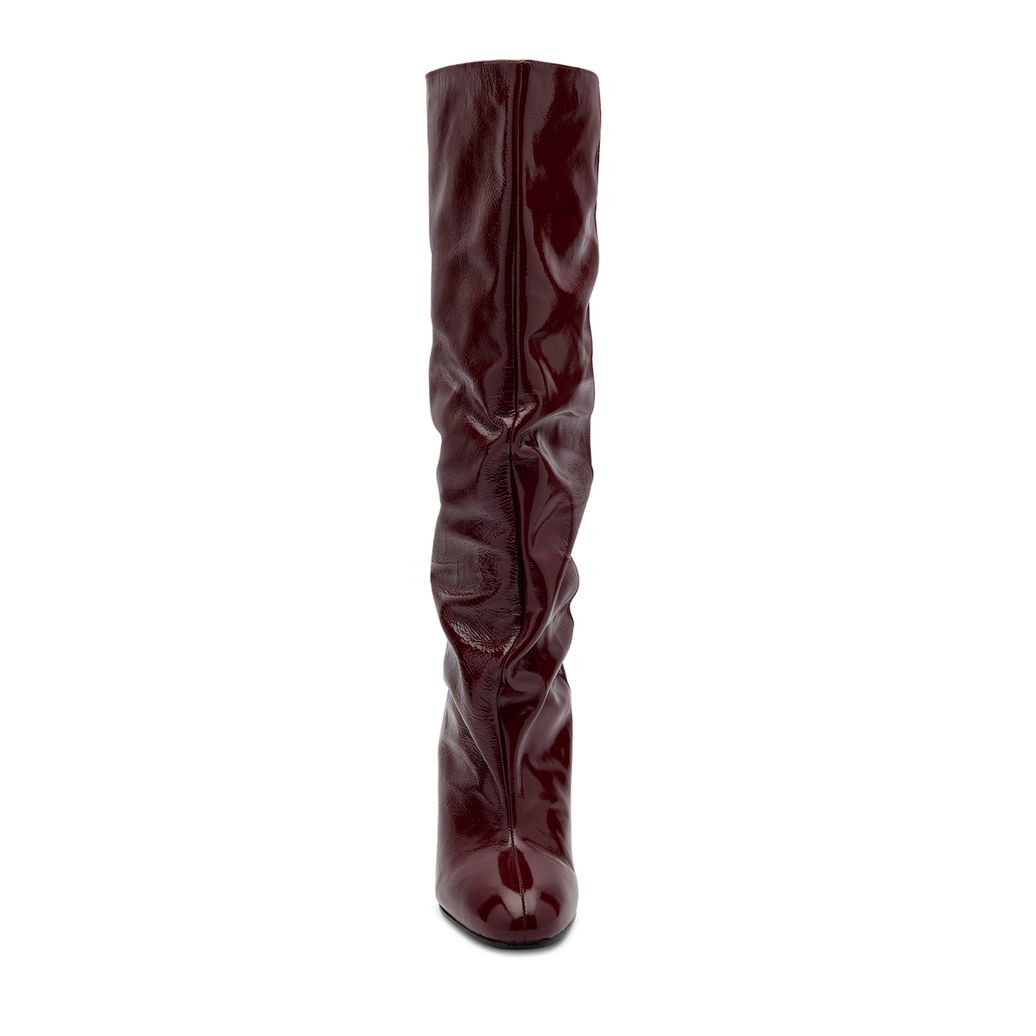 Bottes hautes à talon - bordeaux