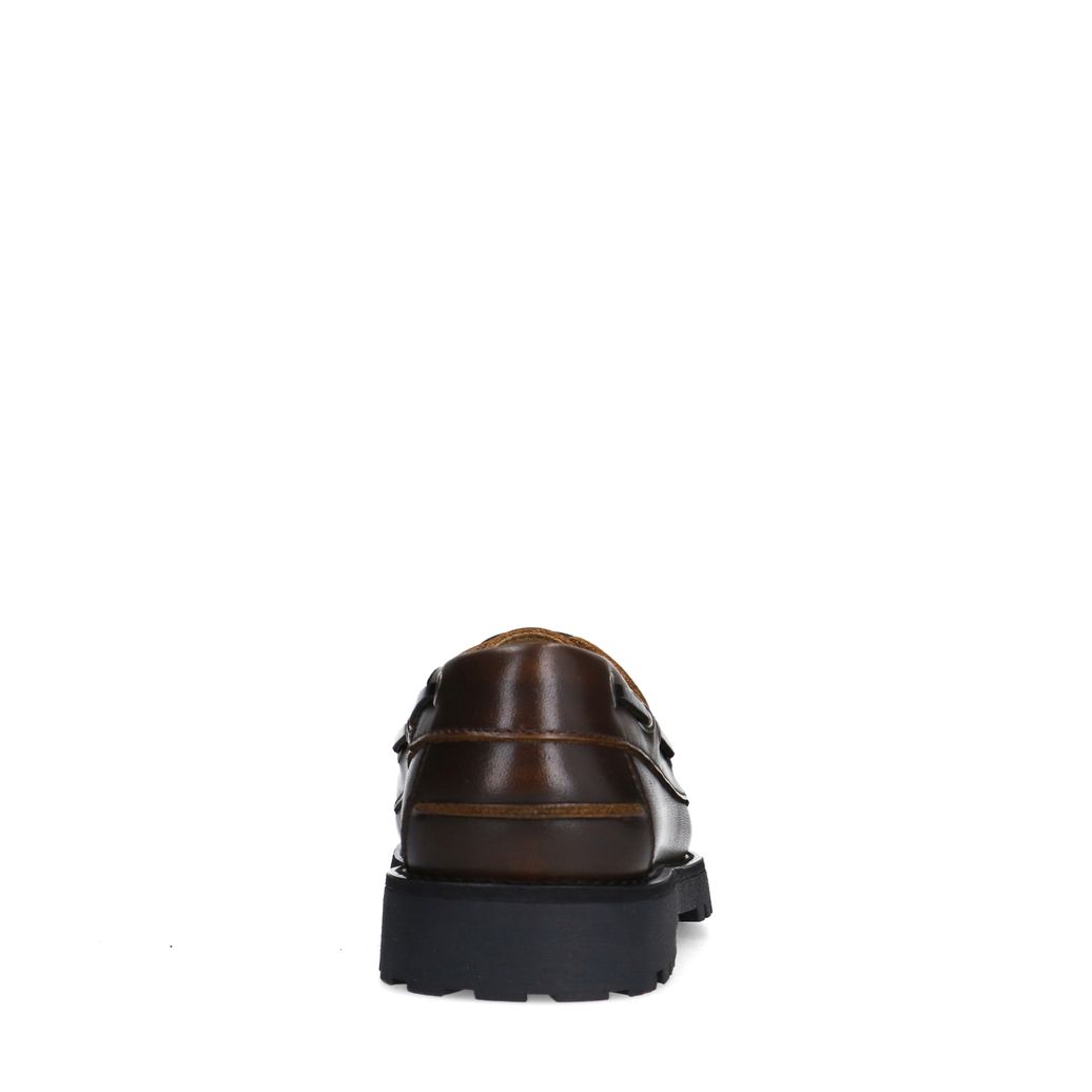 Braune Leder Boat shoes