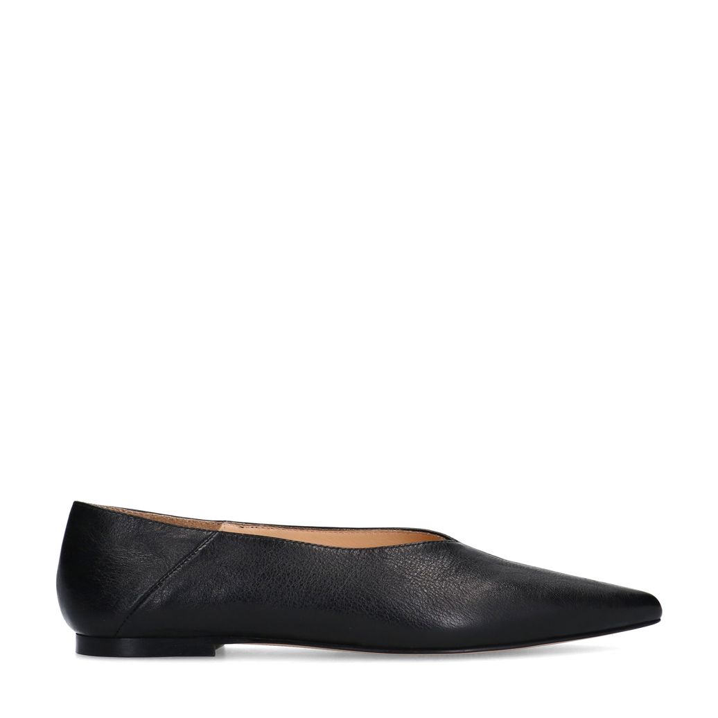 Ballerines en cuir - noir