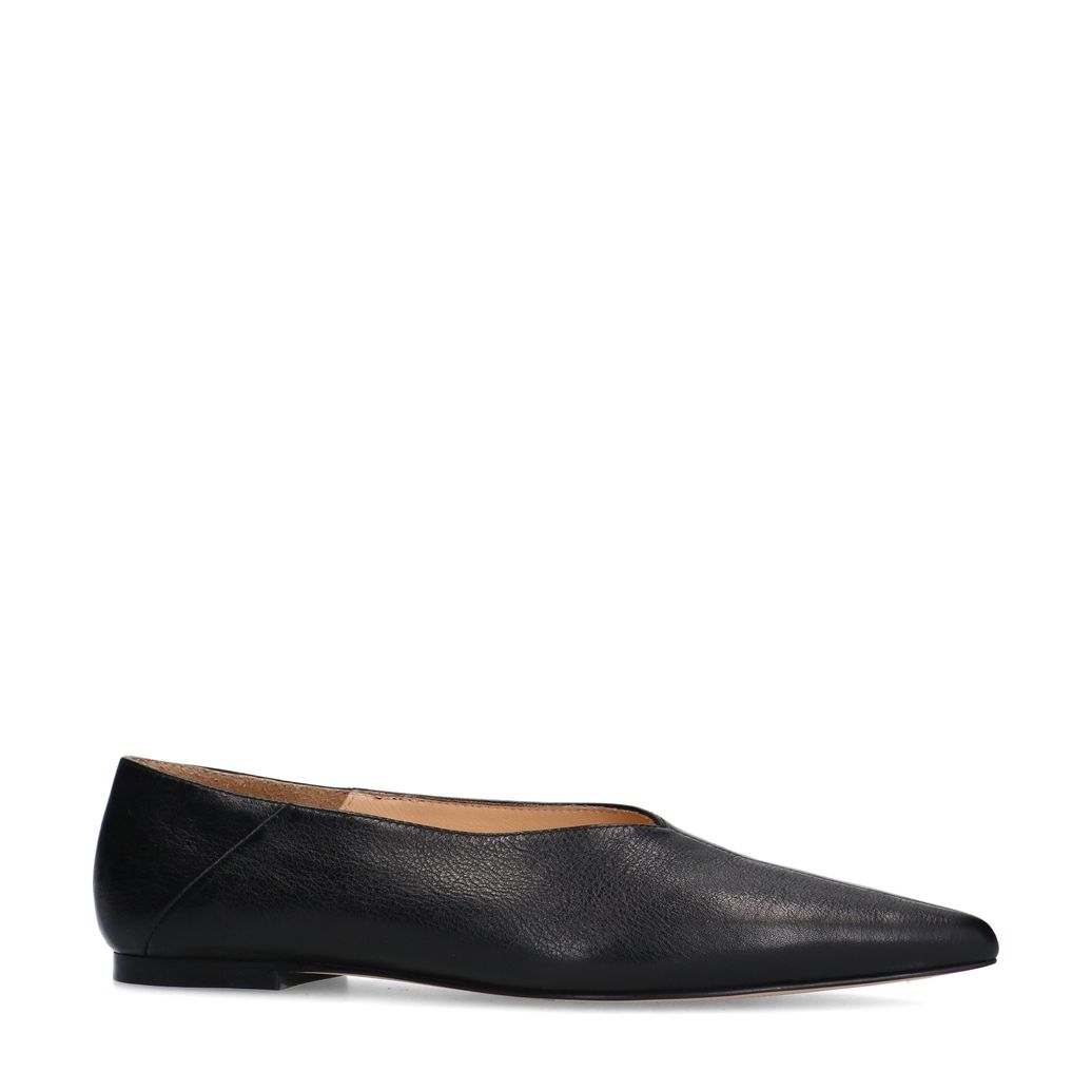 Ballerines en cuir - noir