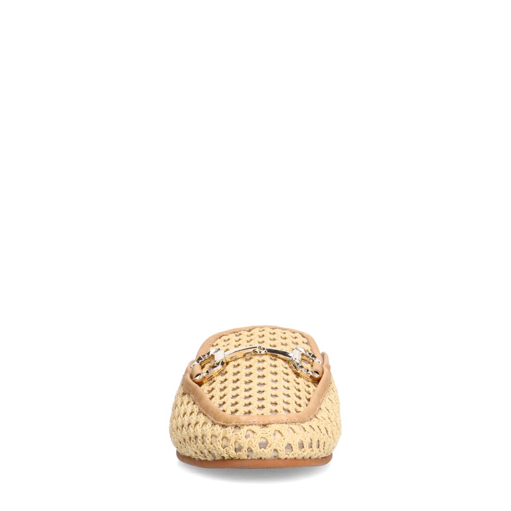 Mocassins slip-on avec chaîne - beige