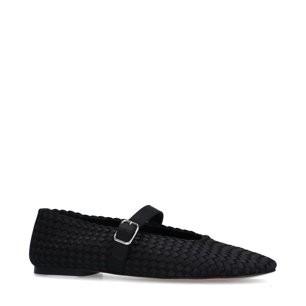 Ballerines tressées - noir