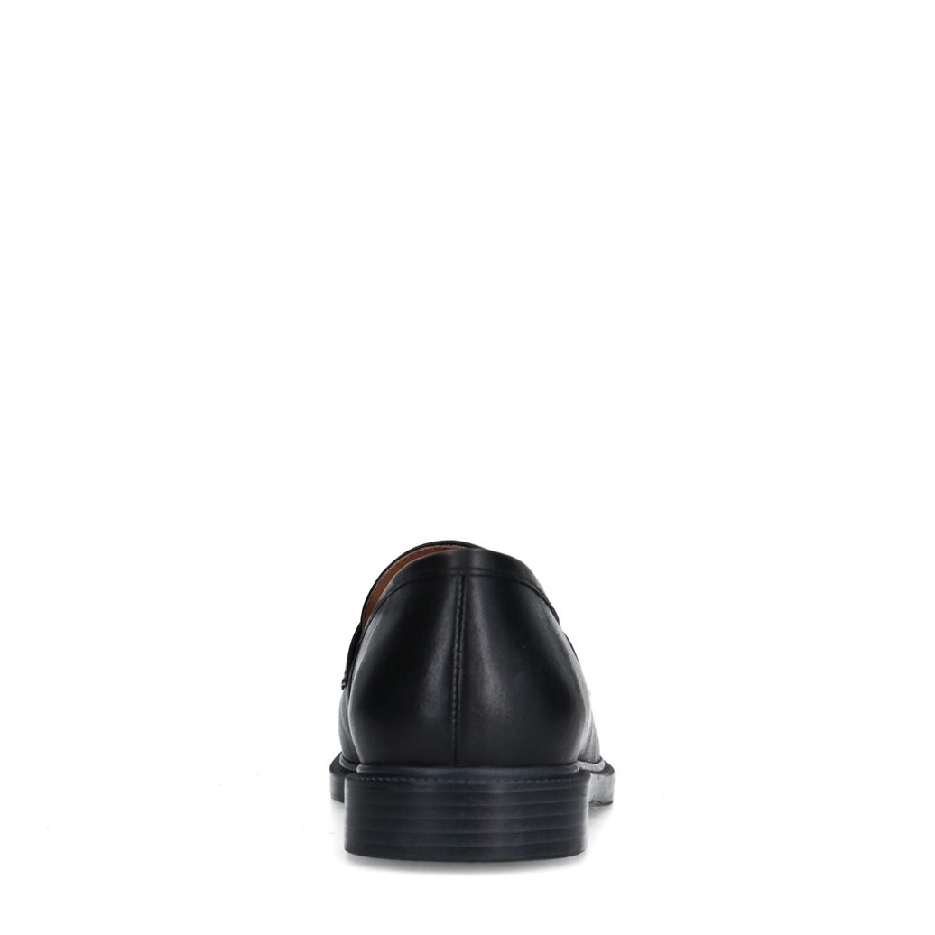 Penny loafers en cuir - noir
