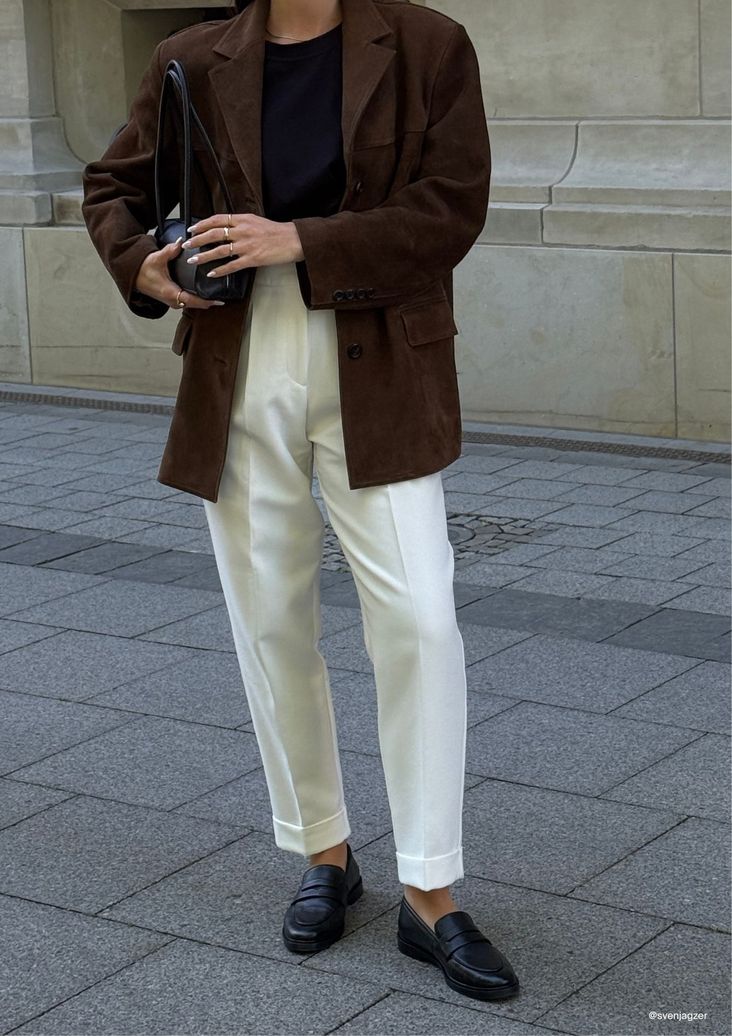 Schwarze Penny Loafer aus Leder