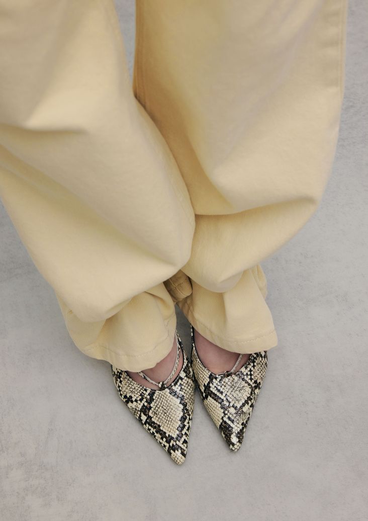 Pumps mit Snakeprint