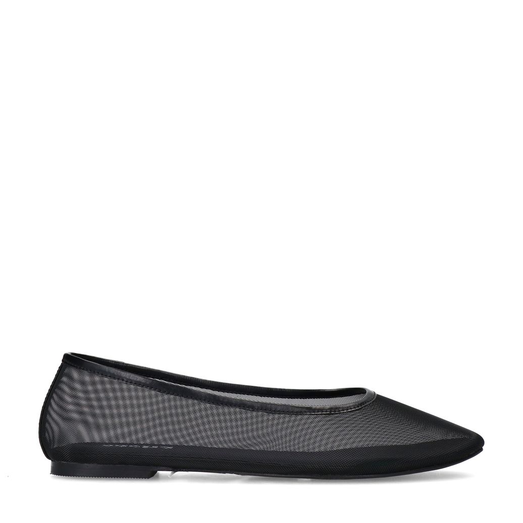 Ballerines en mesh - noir