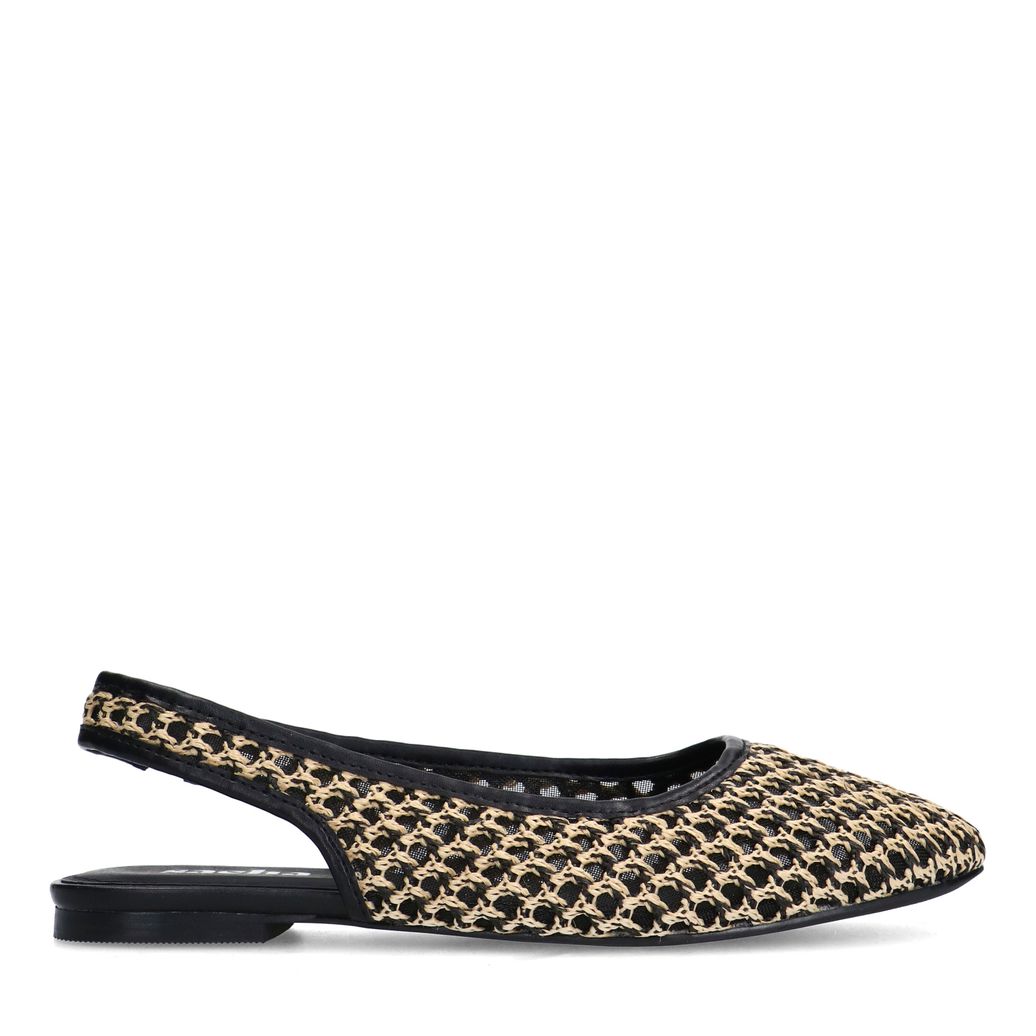 Slingbacks résille - beige