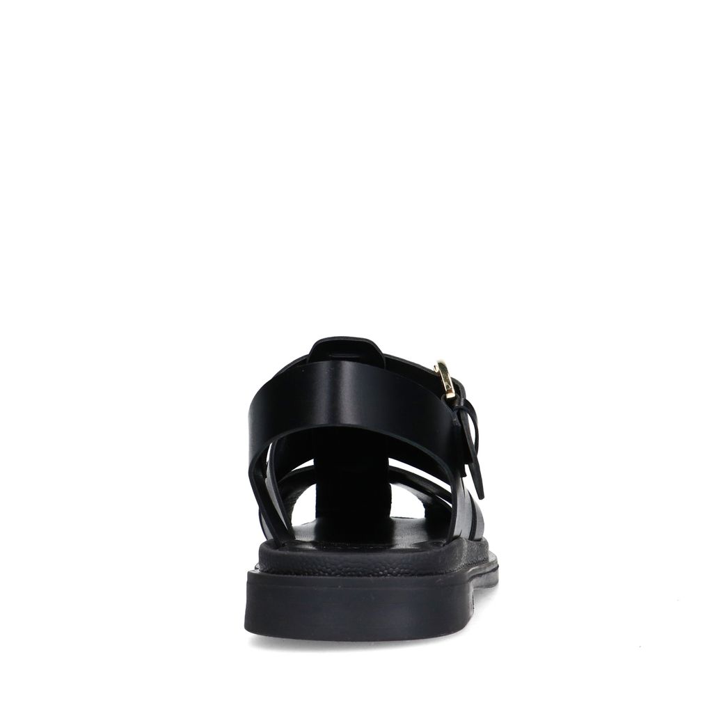Sandales en cuir - noir