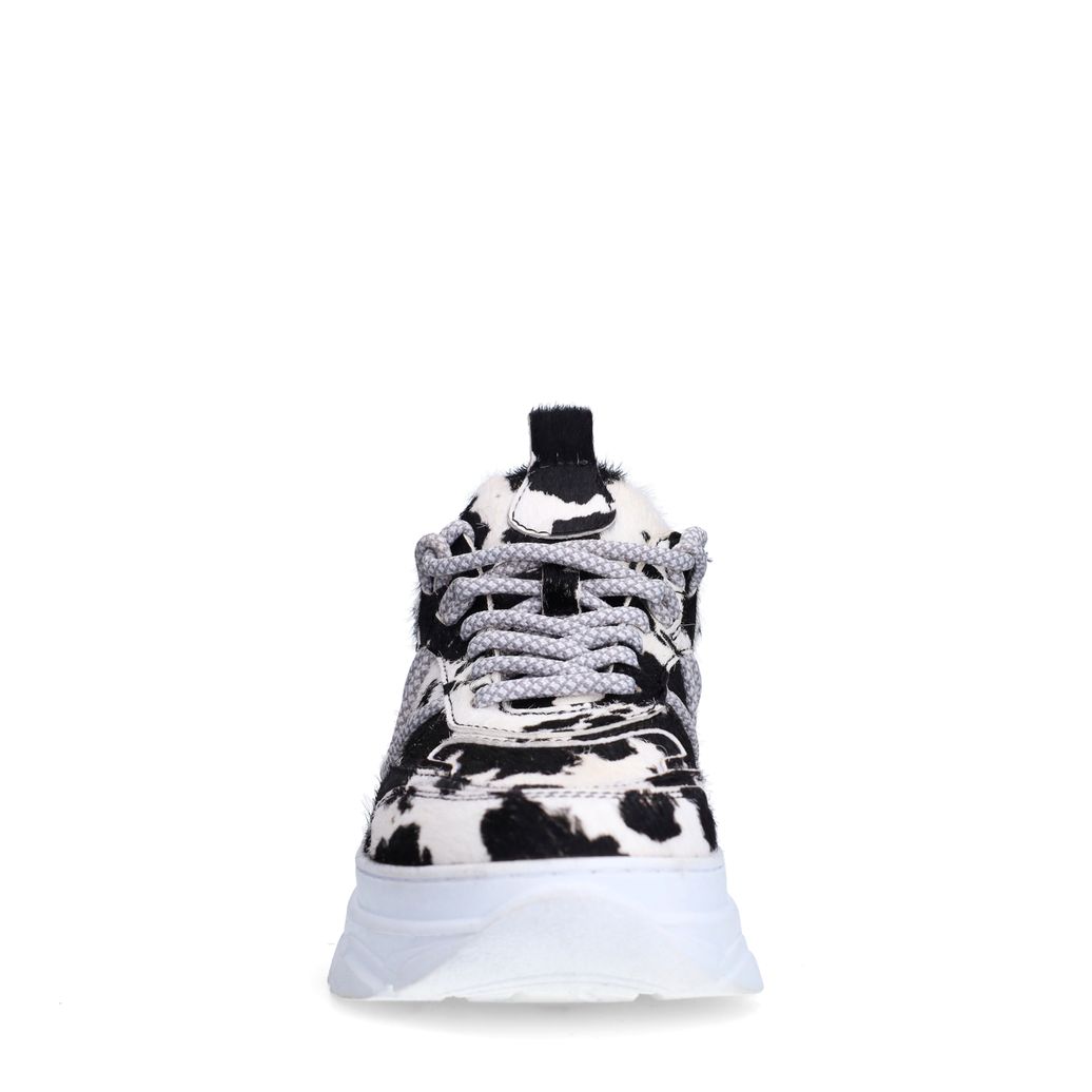 Baskets avec imprimé vache