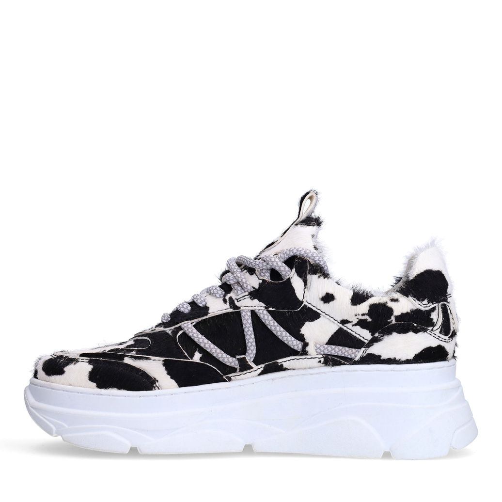 Cow print sneakers