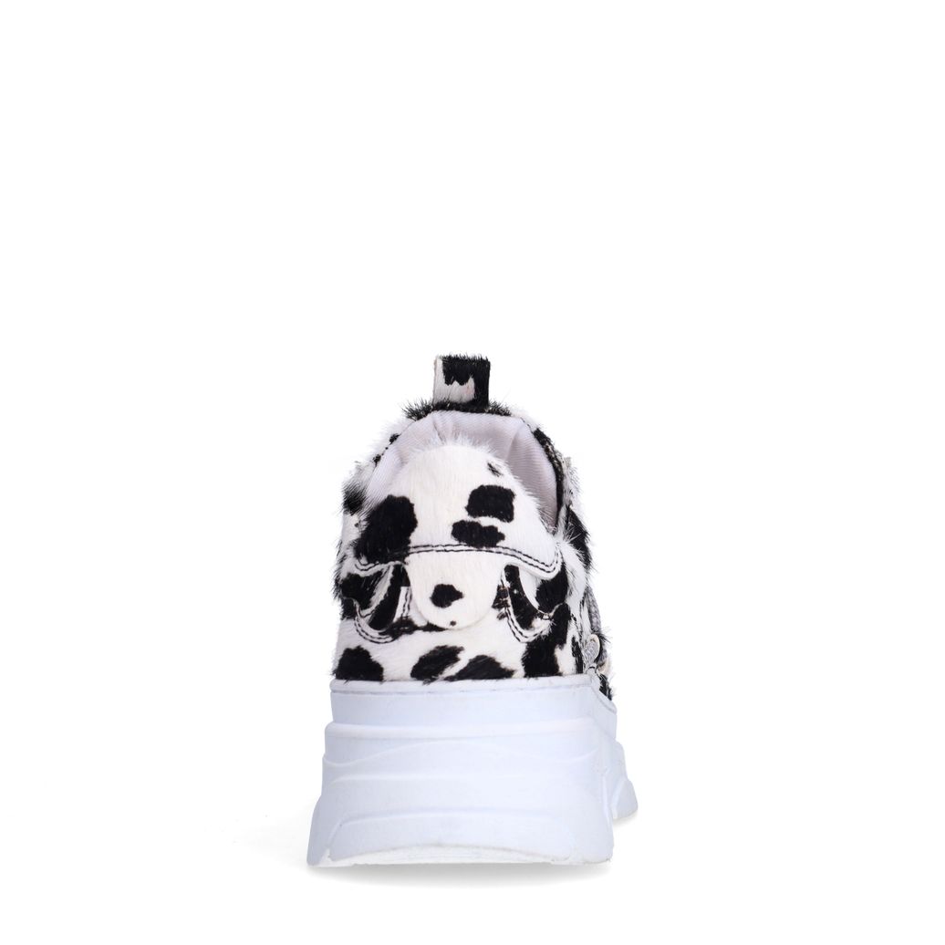 Cow print sneakers