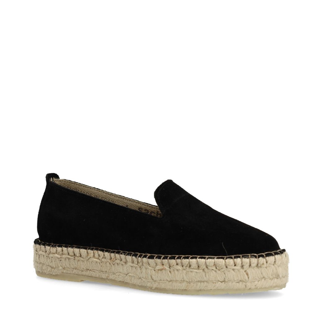 Espadrilles en daim - noir