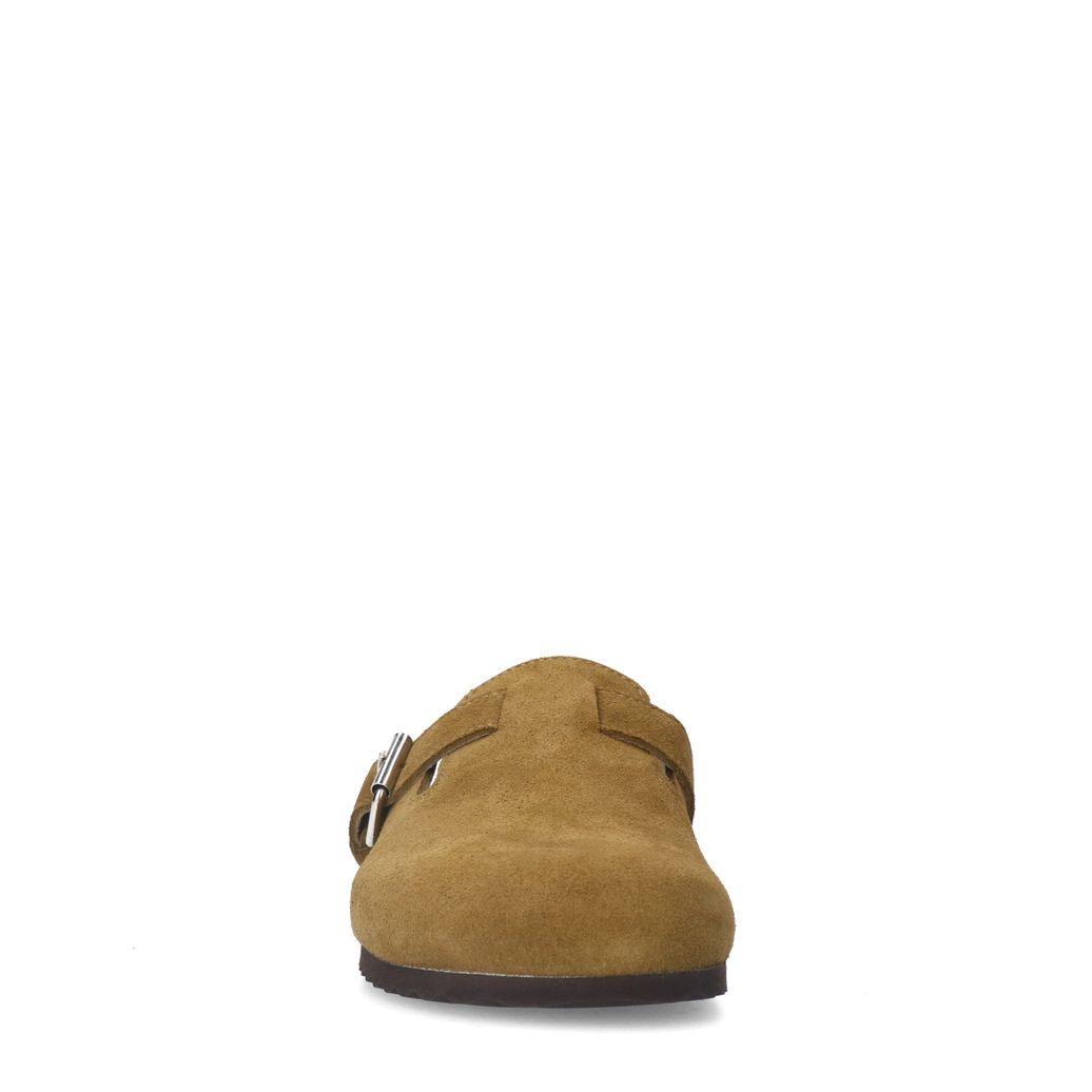 Sabots en daim avec boucle - vert