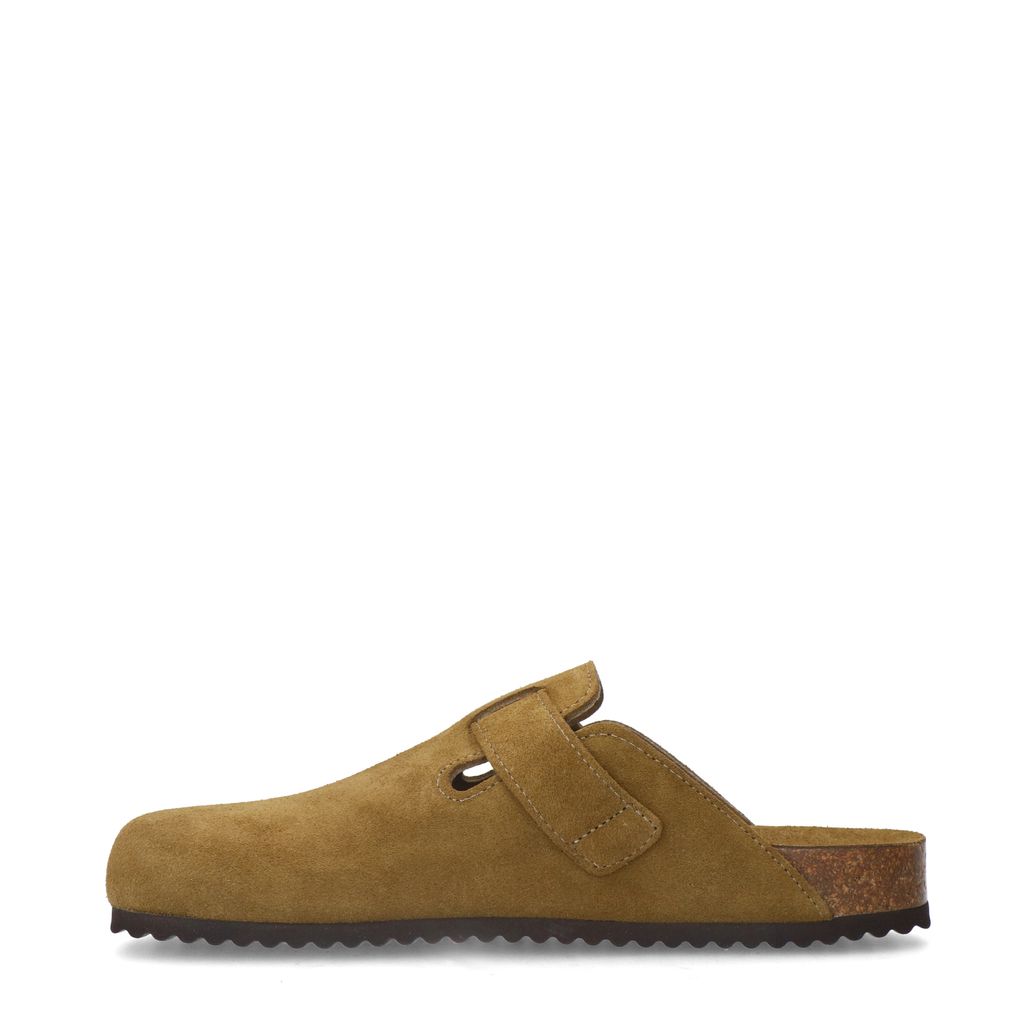 Sabots en daim avec boucle - vert