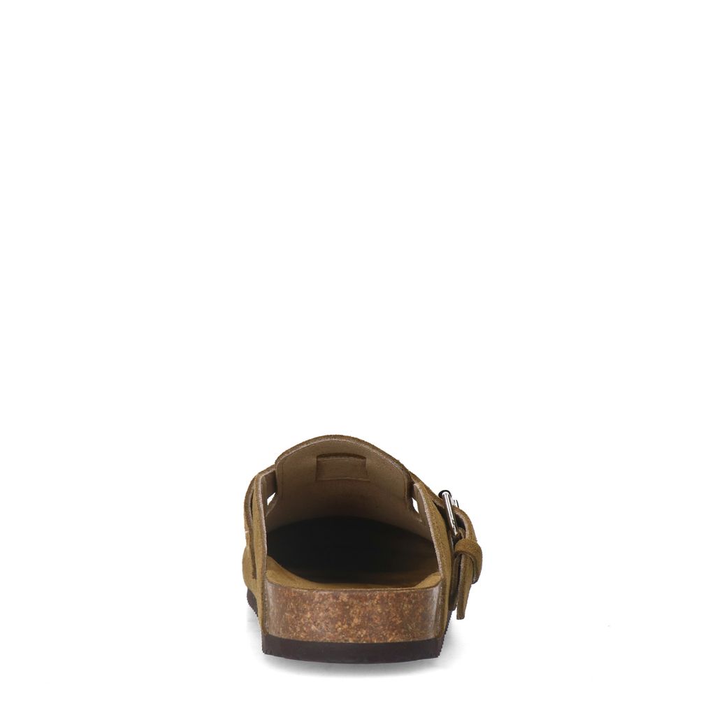 Sabots en daim avec boucle - vert