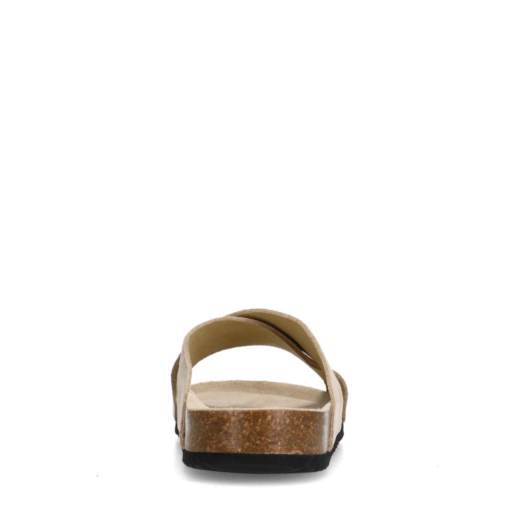 Claquettes en daim - beige