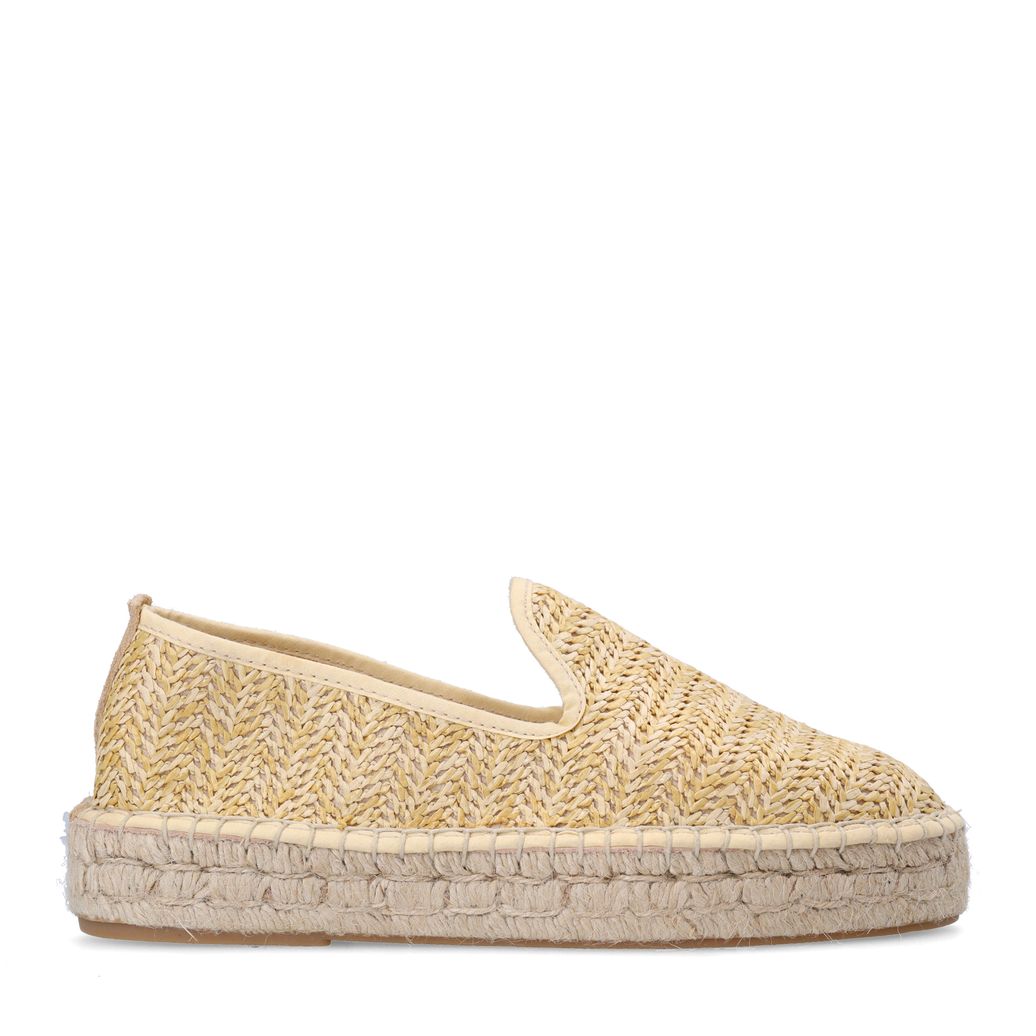 Espadrilles en raphia - beige