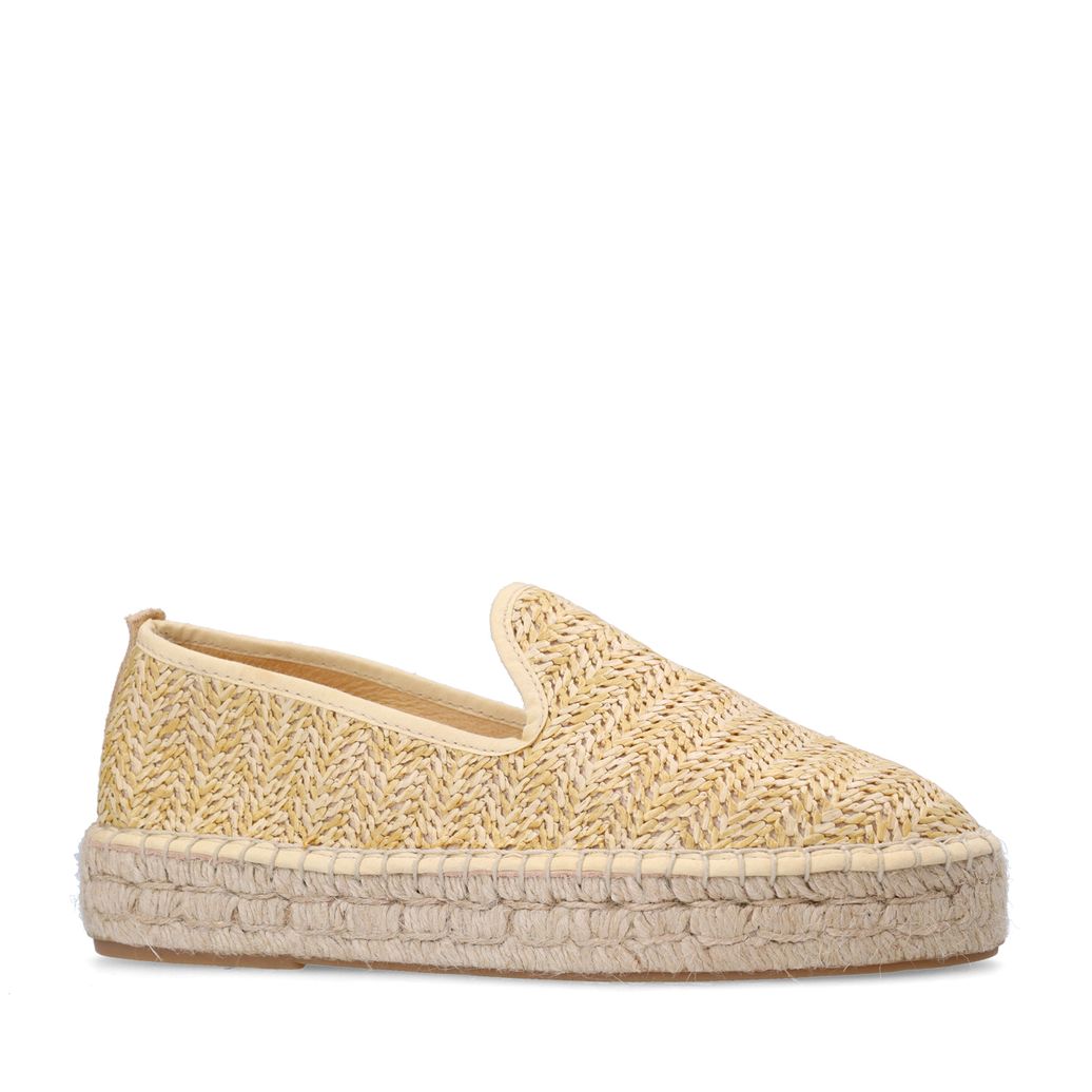 Espadrilles en raphia - beige
