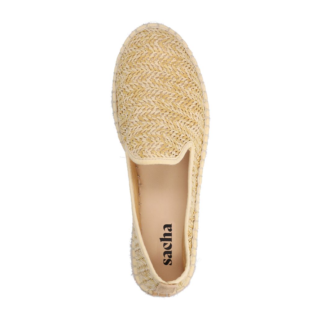 Espadrilles en raphia - beige