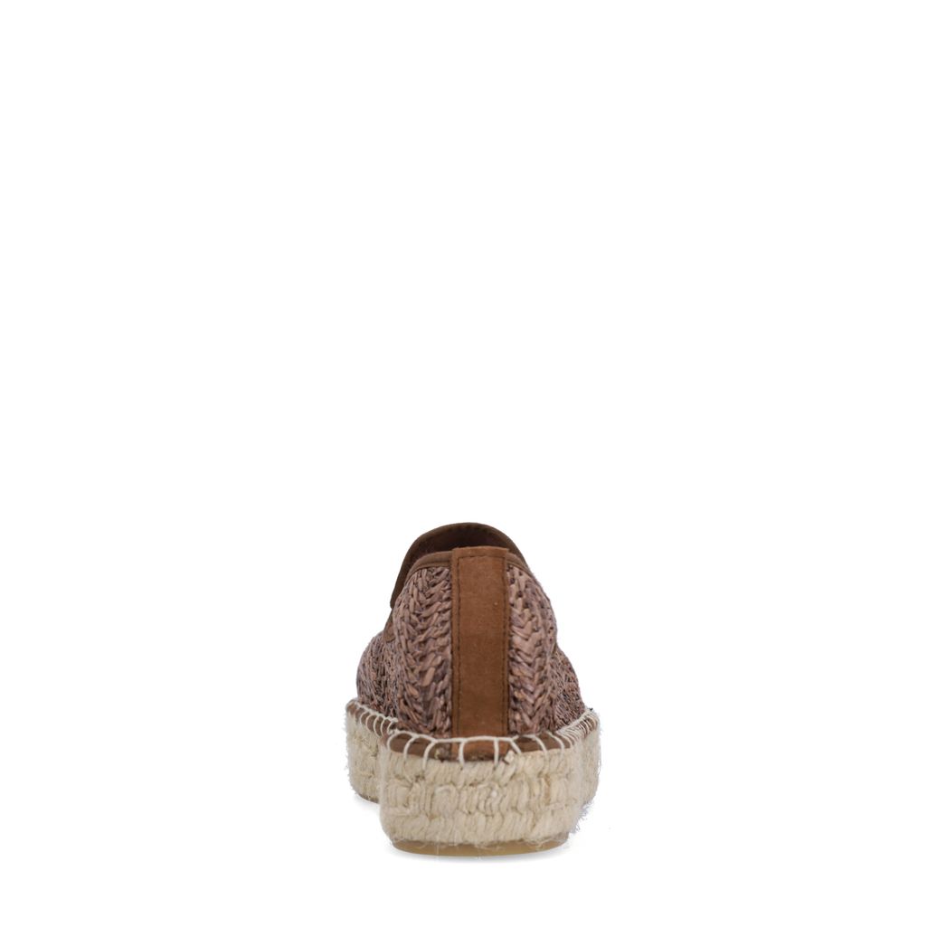 Espadrilles en raphia - marron