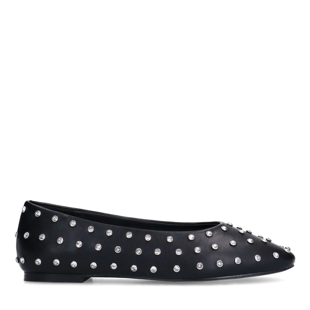 Ballerines avec clous - noir