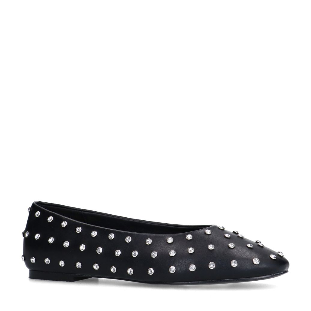 Ballerines avec clous - noir