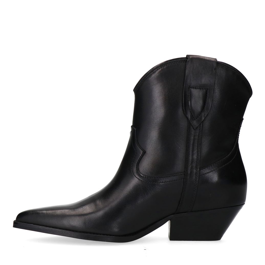 Santiags en cuir - noir