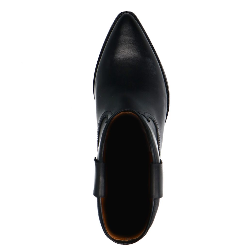 Santiags en cuir - noir