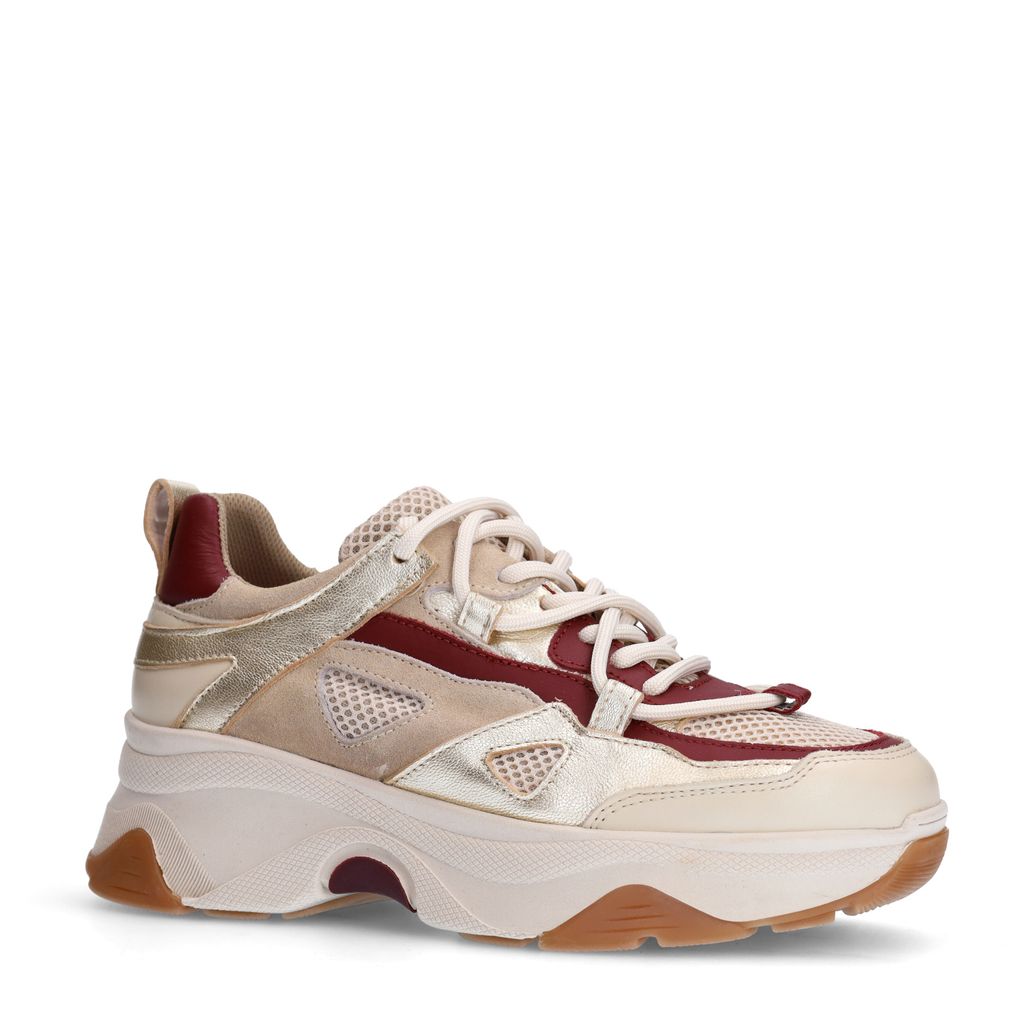 Baskets avec détails - beige