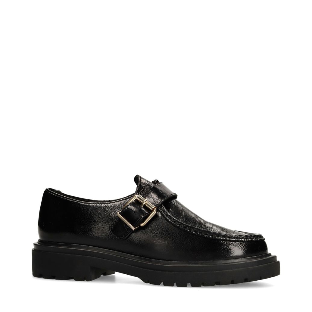 Mocassins en cuir avec boucle - noir