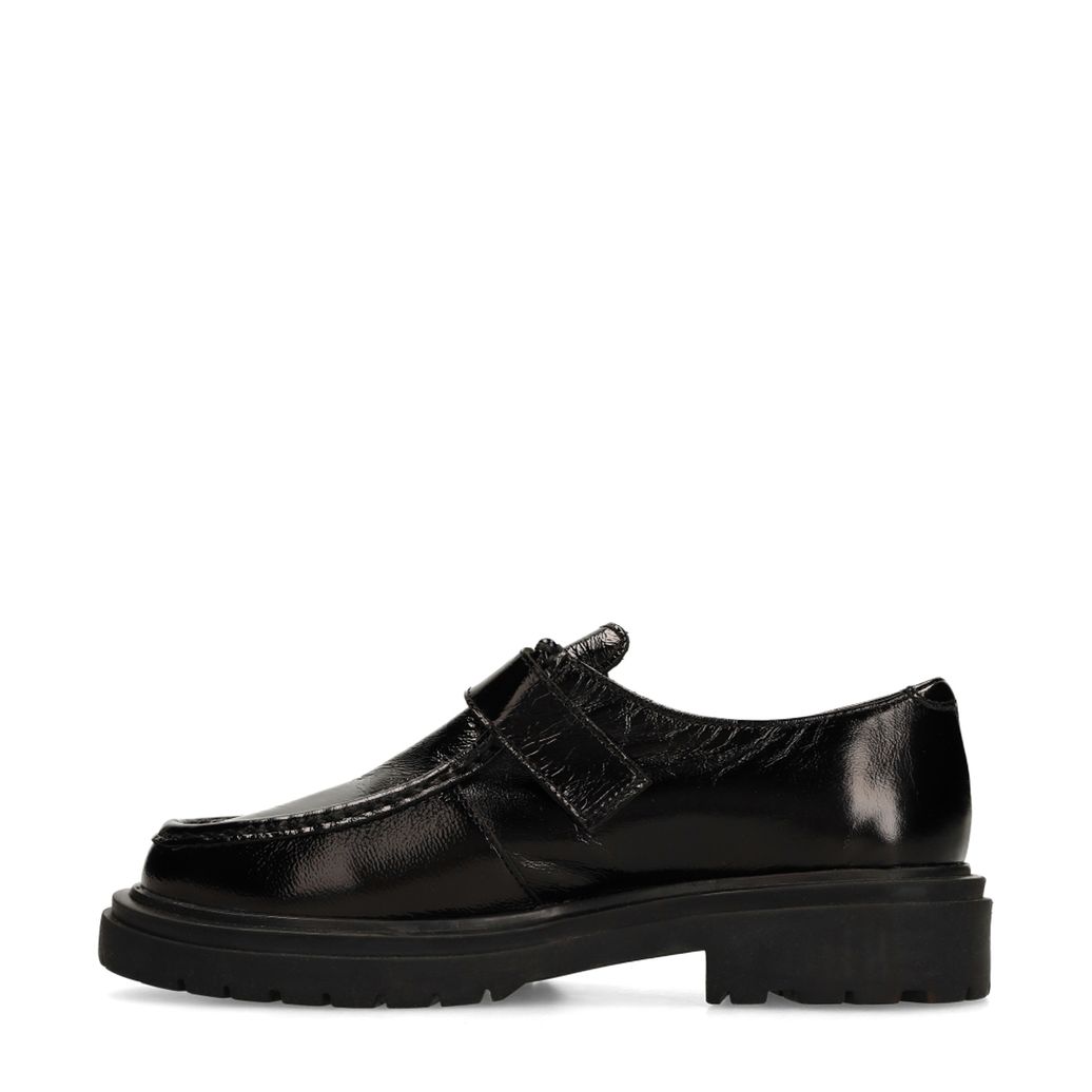 Mocassins en cuir avec boucle - noir