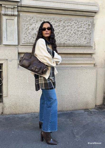 Bottines à talon serpent - marron