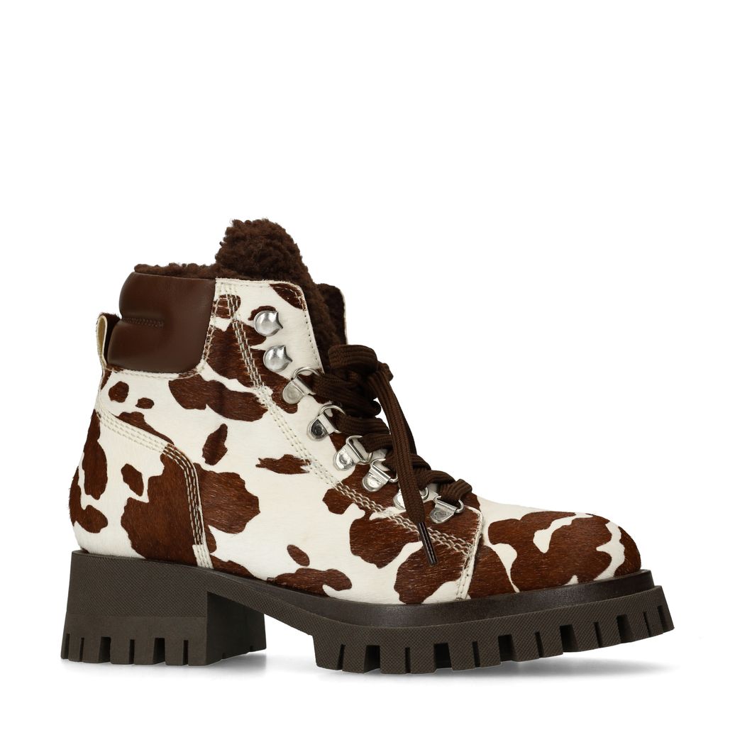 Cow print veterlaarsjes