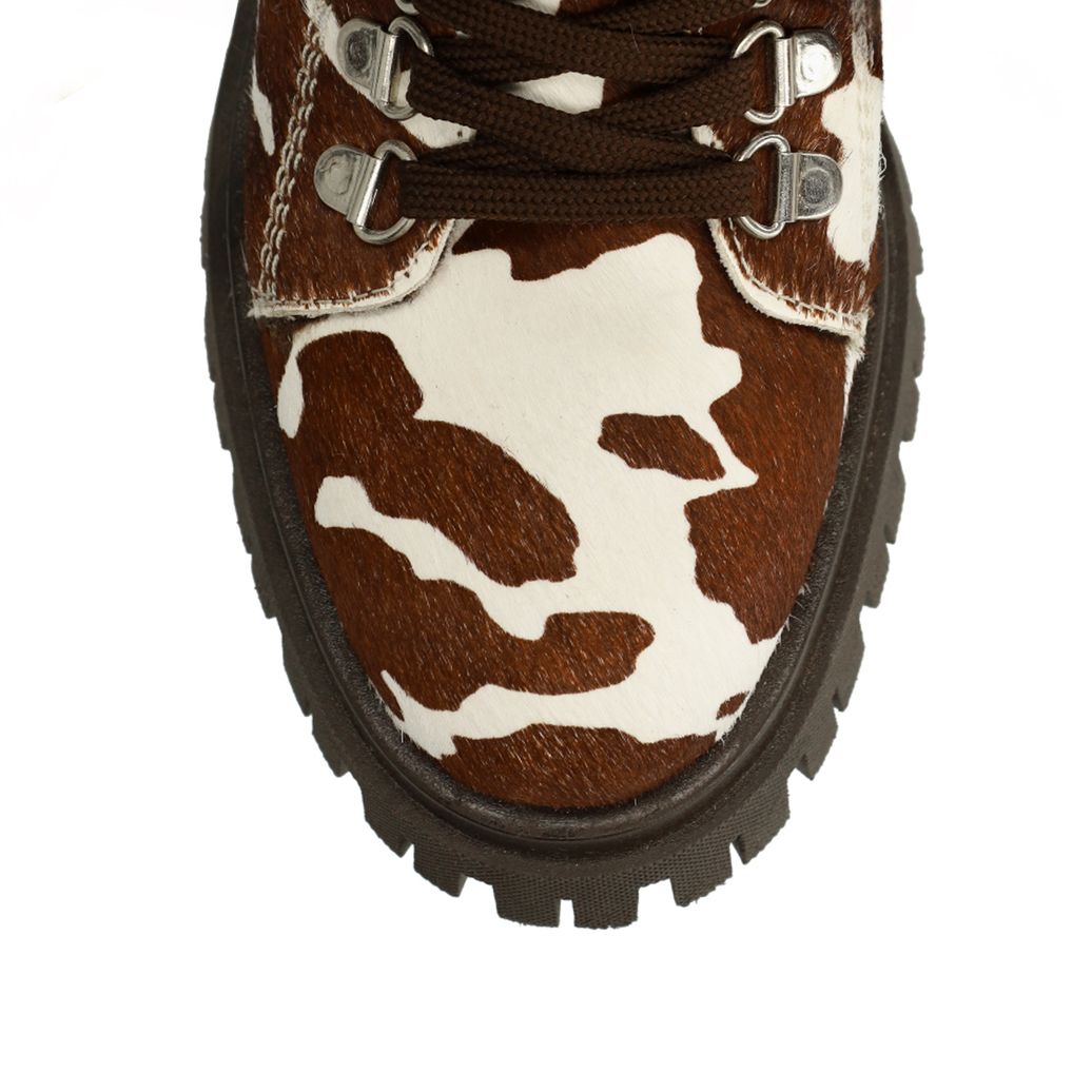 Cow print veterlaarsjes