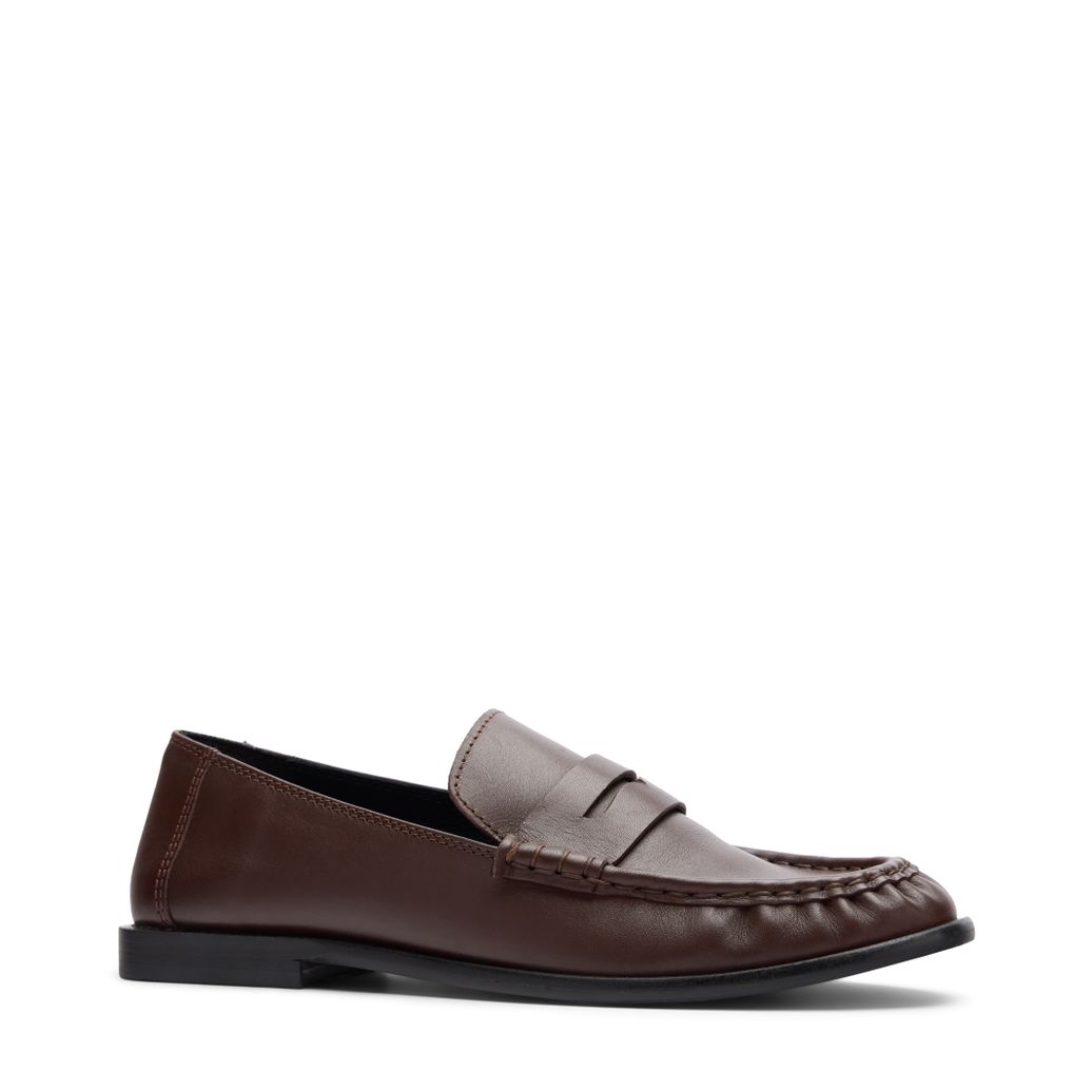 Mocassins en cuir - marron