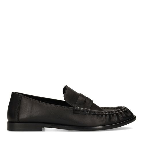 Mocassins en cuir - noir