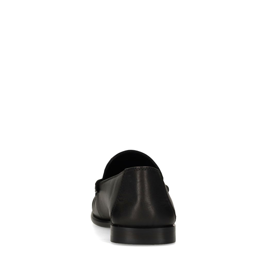 Zwarte leren loafers