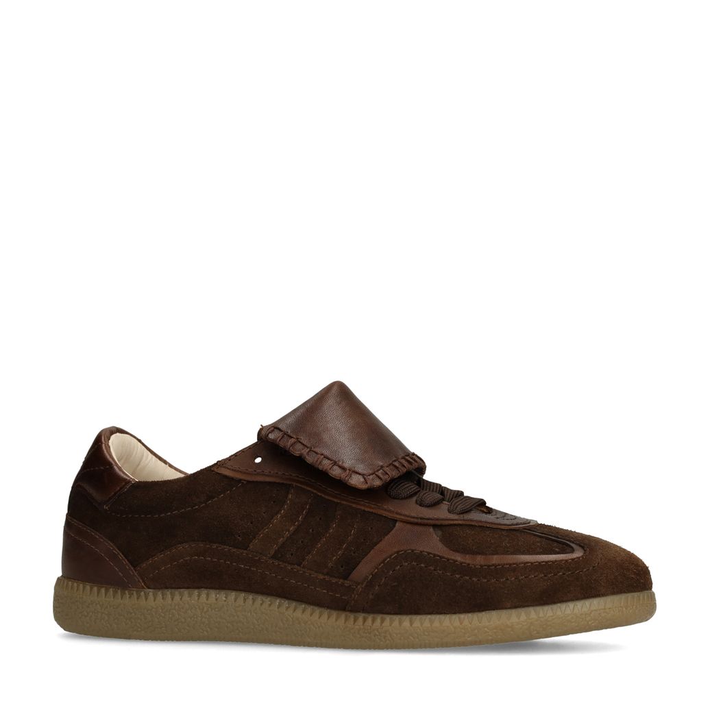 Baskets en daim - marron