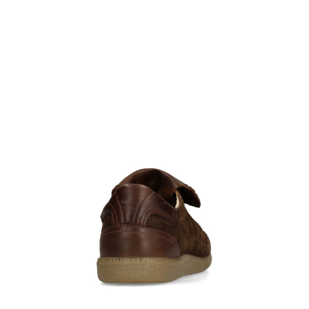 Bruine suède sneakers