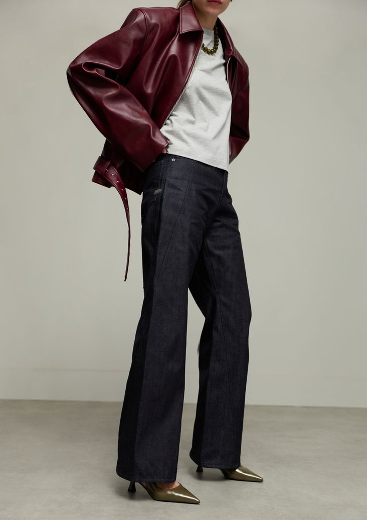 Grüne Slingbackpumps aus Lack