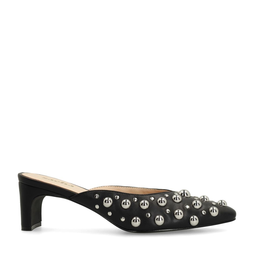 Mules avec clous - noir