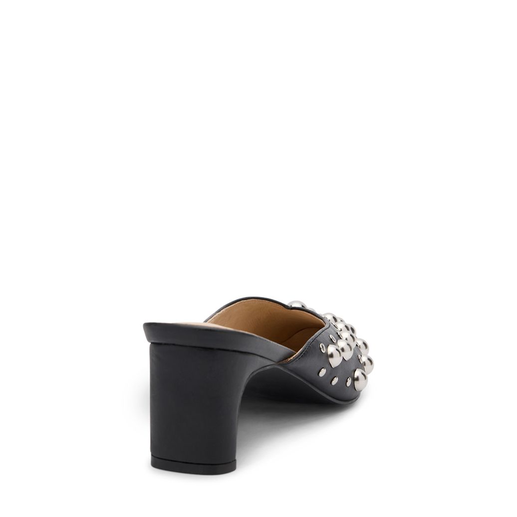 Mules avec clous - noir
